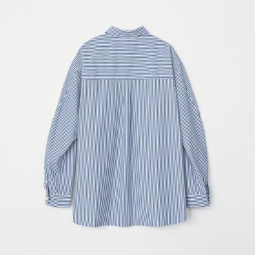 STRIPE BIG SHIRT *ブルー*