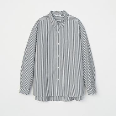 STRIPE BIG SHIRT *ブラック*