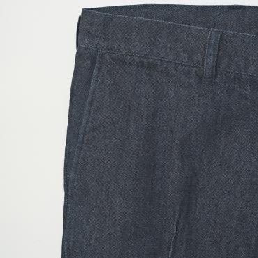 DENIM SLACKS *インディゴブルー*