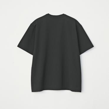 HEAVY COTTON U-NECK TEE *ブラック*