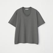 HEAVY COTTON U-NECK TEE *グレー*