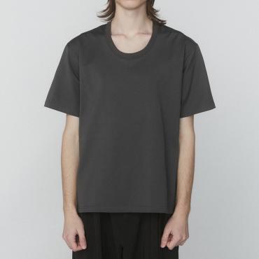 HEAVY COTTON U-NECK TEE *グレー*