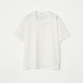 HEAVY COTTON U-NECK TEE *ホワイト*