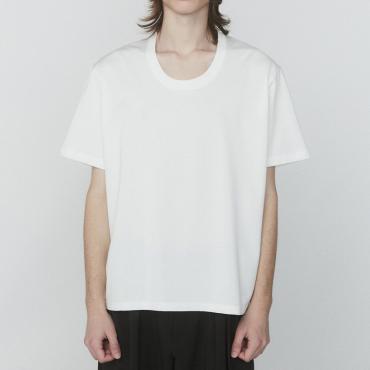 HEAVY COTTON U-NECK TEE *ホワイト*