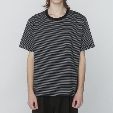 S/S BORDER TEE *ブラック×ホワイト*