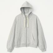 WIDE ZIP PARKA *グレー*