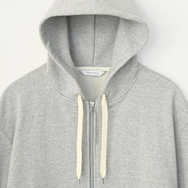 WIDE ZIP PARKA *グレー*