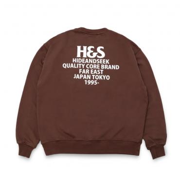 H&S Sweat Shirt *ブラウン*