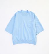 S/S WIDE SWEAT *サックス*