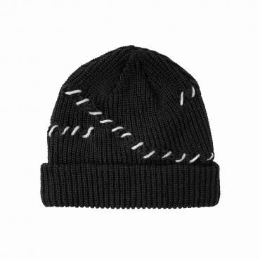 Damaged knit cap *ブラック*