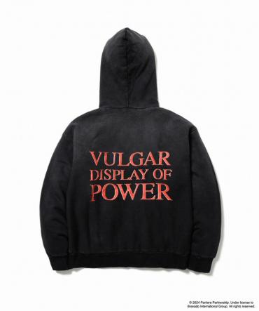 "VULGAR DISPLAY OF POWER" HOODIE( xPantera) *ブラック*