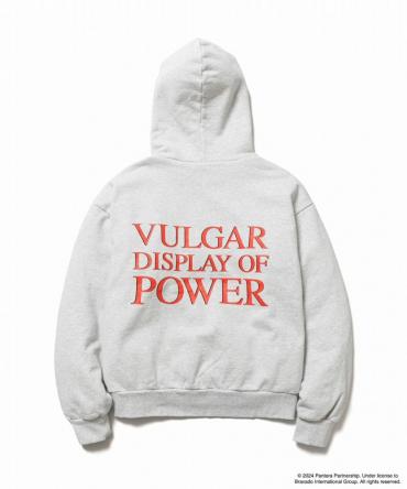 "VULGAR DISPLAY OF POWER" HOODIE( xPantera) *グレー*