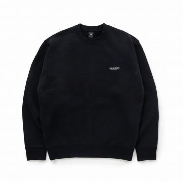 FLEECE CREW NECK SWEAT *ブラック*