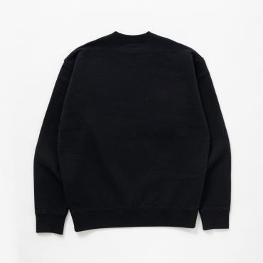 FLEECE CREW NECK SWEAT *ブラック*