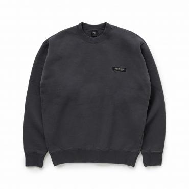 FLEECE CREW NECK SWEAT *チャコール*