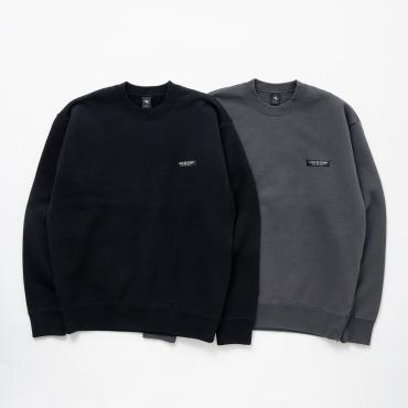 FLEECE CREW NECK SWEAT *チャコール*