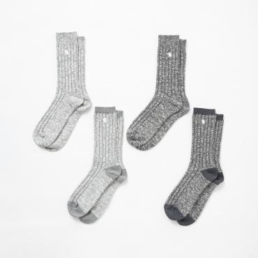 MELANGE SOCKS B *チャコール*