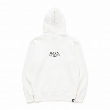 RATS x NEIGHBORHOOD / CROSS NECK HOODIE *ホワイト*