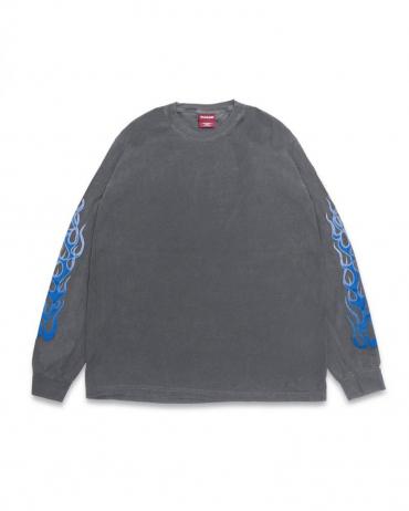 HIDEANDSEEK×CarService L/S Tee-1 *D-BLK*